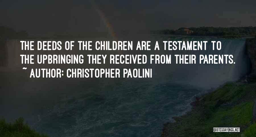 Inspirational Parents Quotes By Christopher Paolini