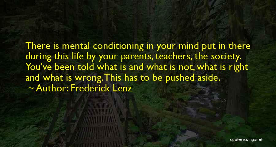 Inspirational Parents Quotes By Frederick Lenz