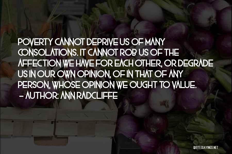 Inspirational Person Quotes By Ann Radcliffe