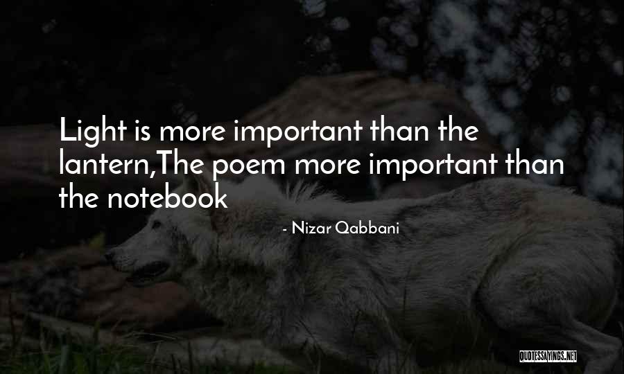 Inspirational Poem Quotes By Nizar Qabbani