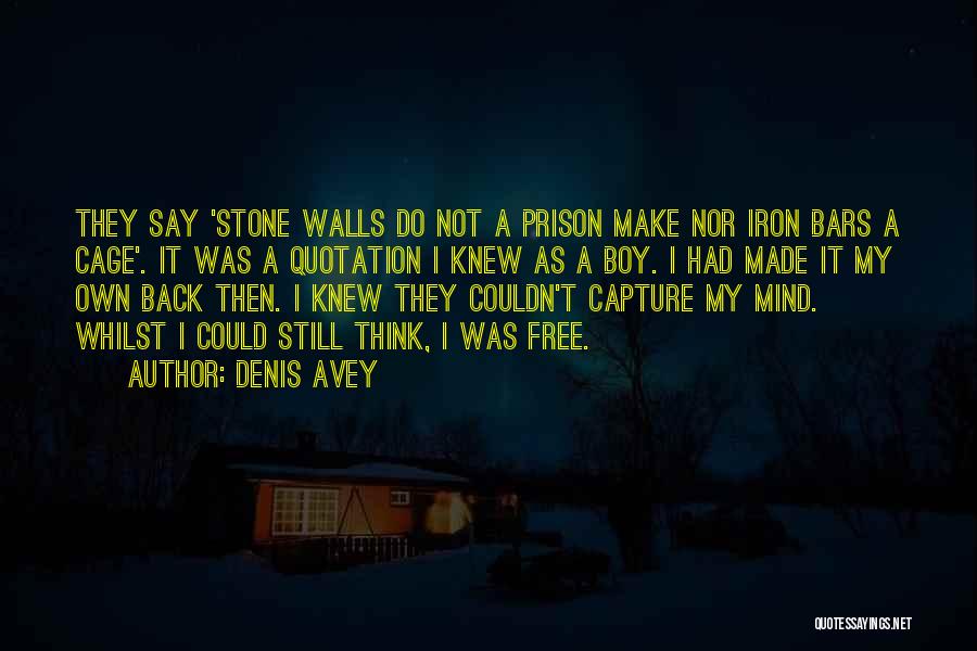 Inspirational Prison Quotes By Denis Avey