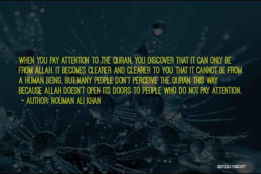 Inspirational Quran Quotes By Nouman Ali Khan