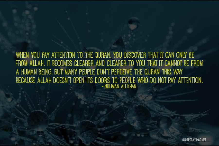 Inspirational Quran Quotes By Nouman Ali Khan