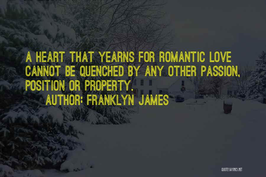 Inspirational Romantic Quotes By Franklyn James