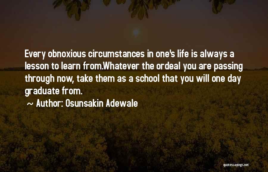 Inspirational School Quotes By Osunsakin Adewale