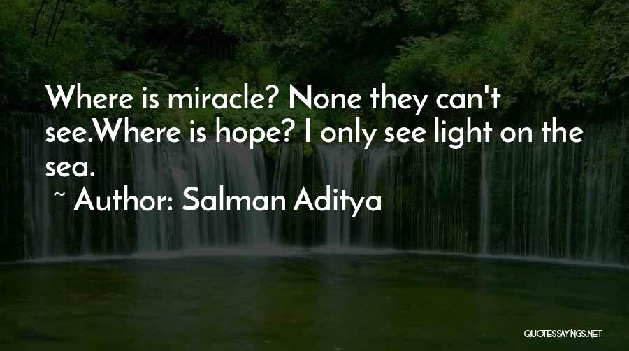Inspirational Sea Quotes By Salman Aditya
