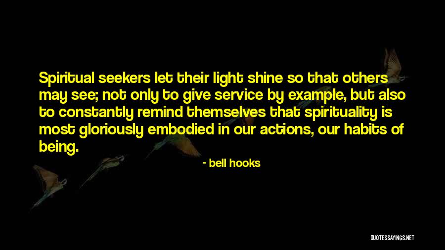 Inspirational Service Quotes By Bell Hooks