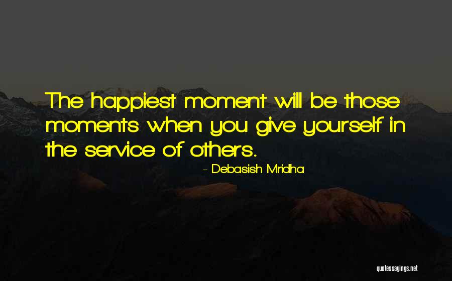 Inspirational Service Quotes By Debasish Mridha