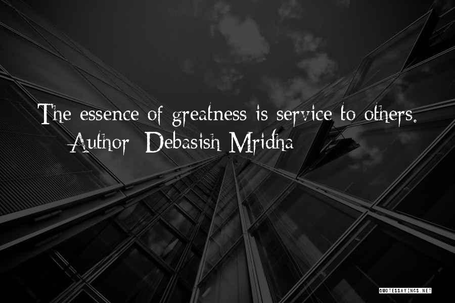 Inspirational Service Quotes By Debasish Mridha