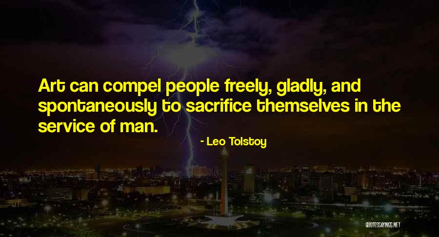 Inspirational Service Quotes By Leo Tolstoy