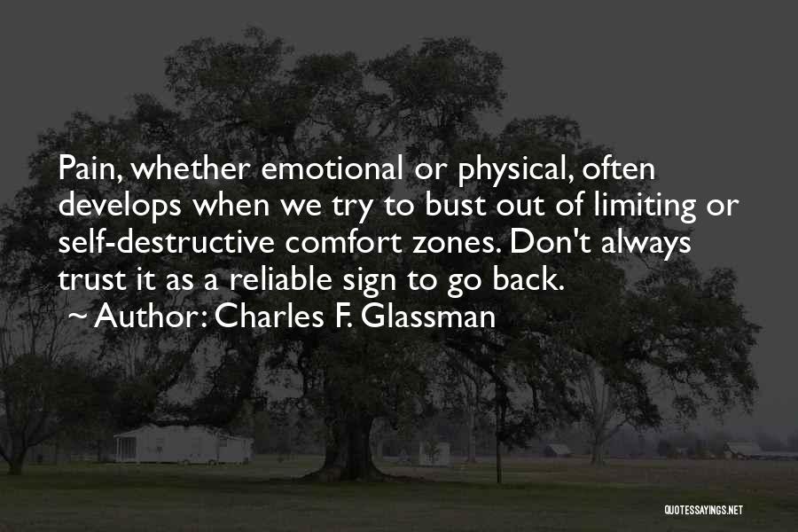 Inspirational Sign-off Quotes By Charles F. Glassman