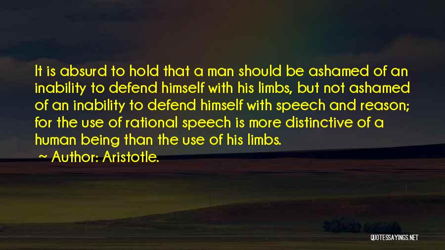 Inspirational Speech Quotes By Aristotle.