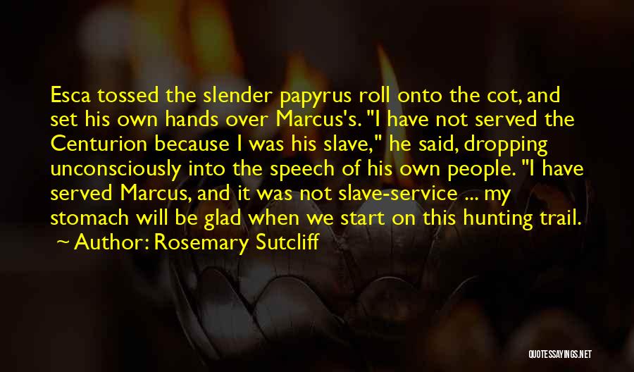 Inspirational Speech Quotes By Rosemary Sutcliff
