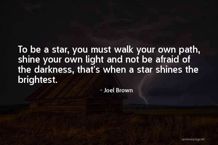 Inspirational Star Quotes By Joel Brown