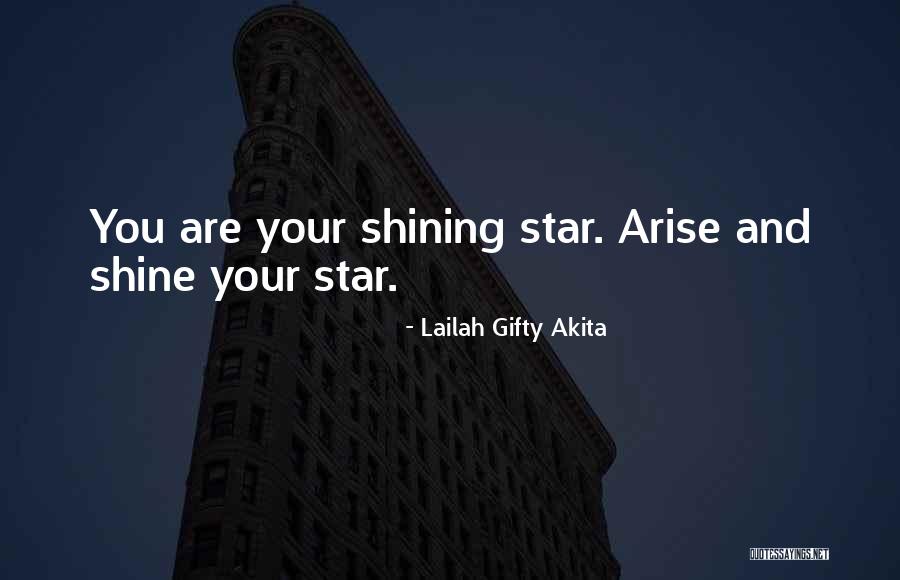 Inspirational Star Quotes By Lailah Gifty Akita