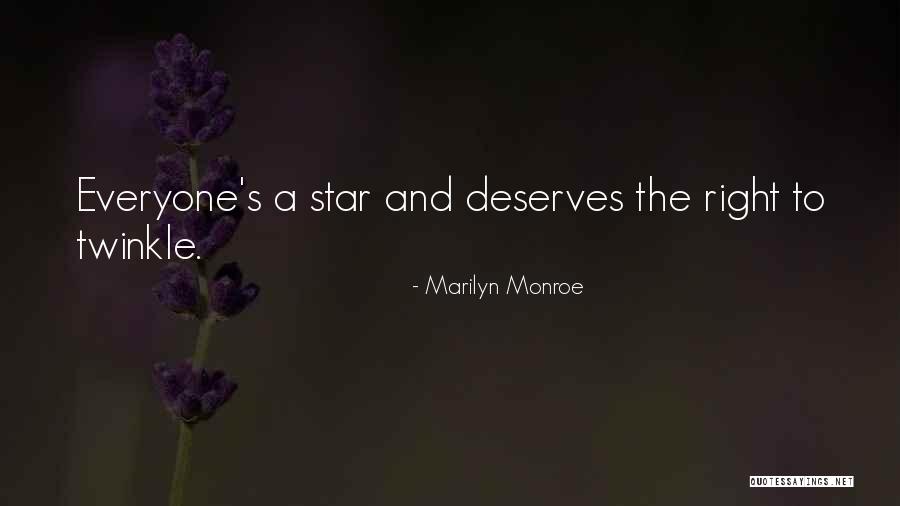 Inspirational Star Quotes By Marilyn Monroe