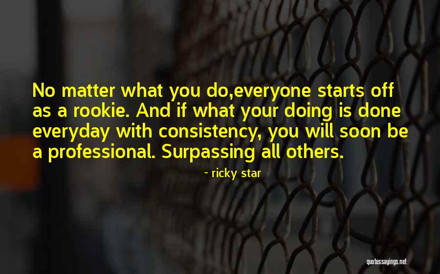 Inspirational Star Quotes By Ricky Star