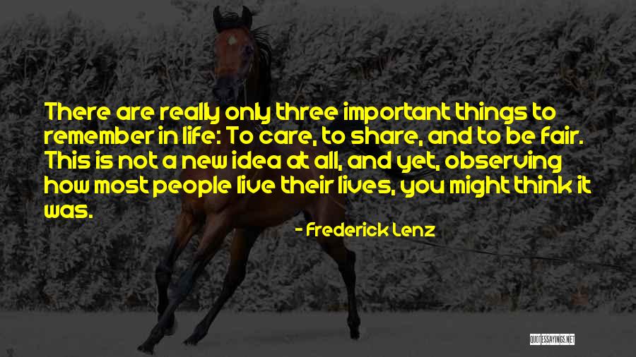 Inspirational Thinking Quotes By Frederick Lenz