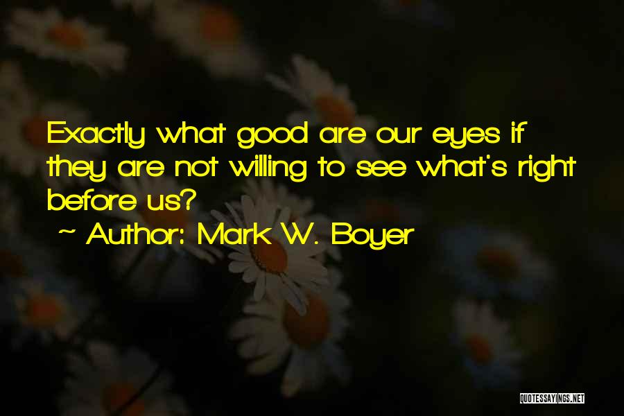 Inspirational Thought Provoking Quotes By Mark W. Boyer