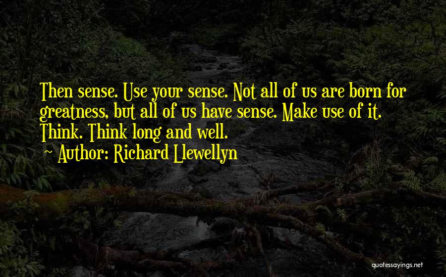 Inspirational Thought Provoking Quotes By Richard Llewellyn