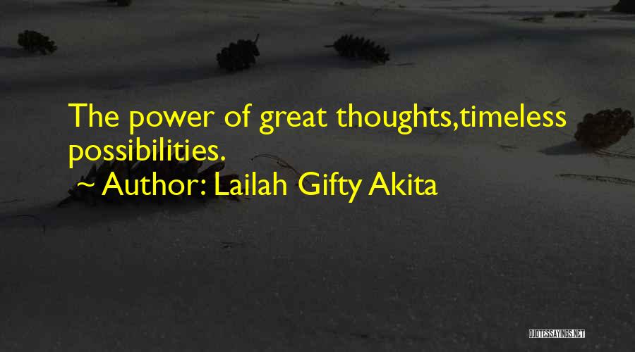 Inspirational Thoughts Quotes By Lailah Gifty Akita