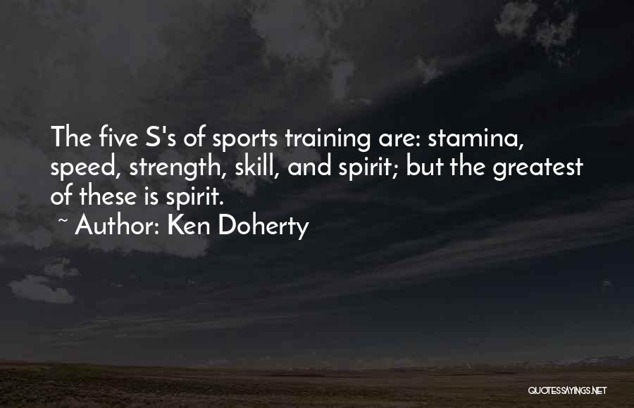 Inspirational Training Quotes By Ken Doherty