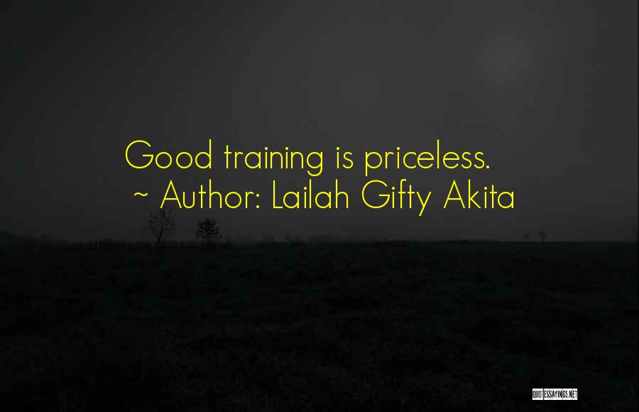 Inspirational Training Quotes By Lailah Gifty Akita