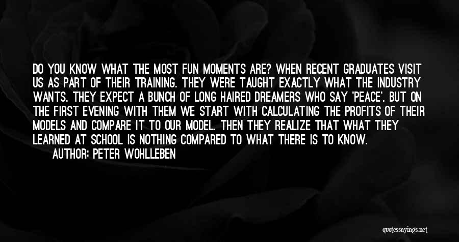 Inspirational Training Quotes By Peter Wohlleben