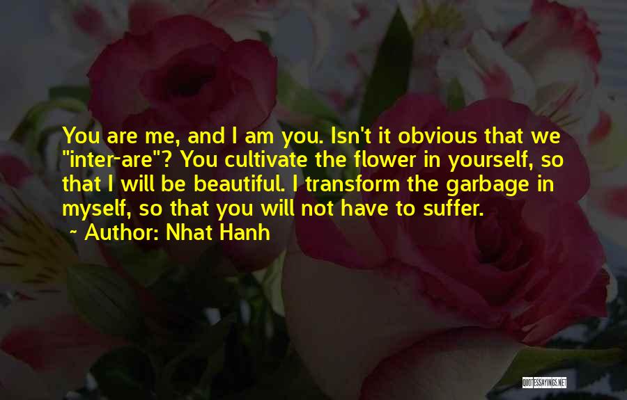 Inspirational You're Beautiful Quotes By Nhat Hanh