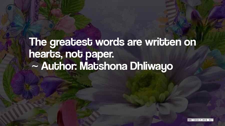 Inspire The Soul Quotes By Matshona Dhliwayo