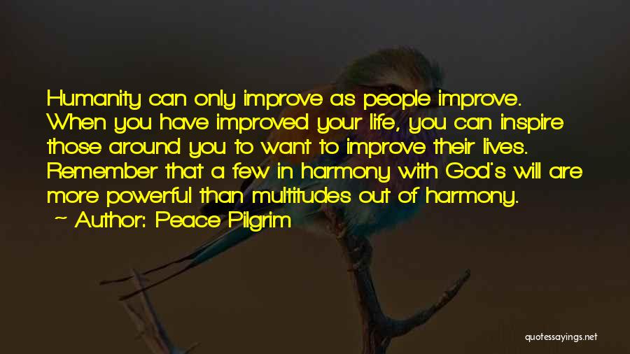 Inspire Those Around You Quotes By Peace Pilgrim