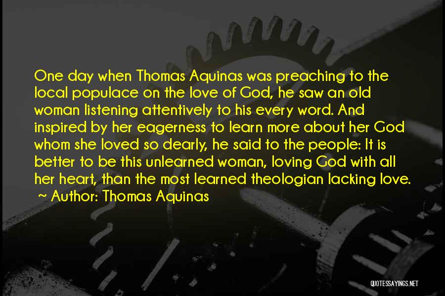 Inspired Love Quotes By Thomas Aquinas