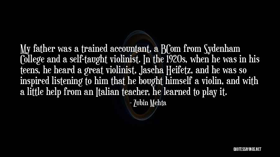Inspired To Him Quotes By Zubin Mehta Inspired To Him Quotes By Zubin Mehta