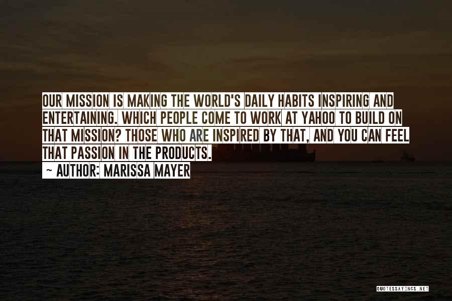 Inspired To Work Quotes By Marissa Mayer