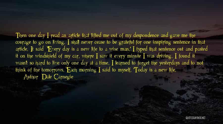 Inspiring Driving Quotes By Dale Carnegie