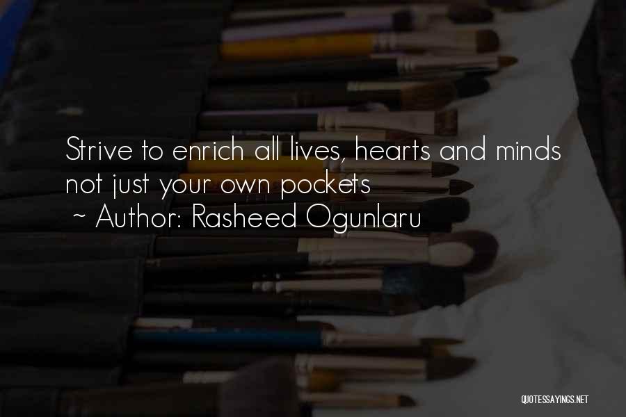 Inspiring Helping Others Quotes By Rasheed Ogunlaru