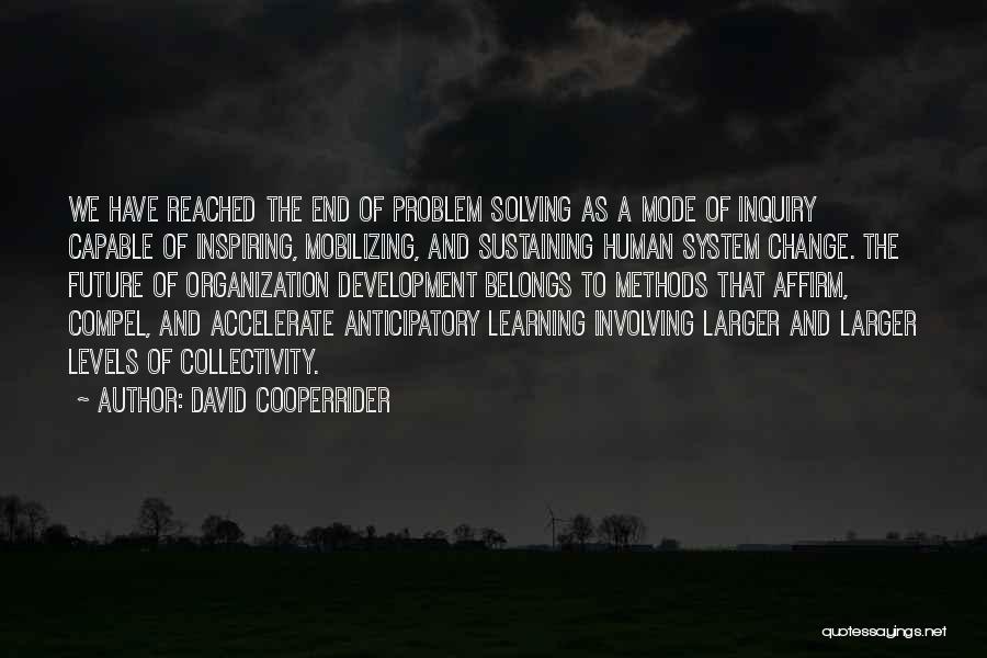 Inspiring Learning Quotes By David Cooperrider