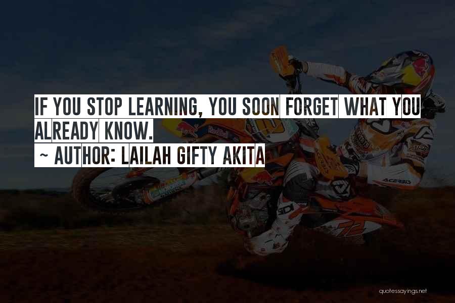 Inspiring Learning Quotes By Lailah Gifty Akita