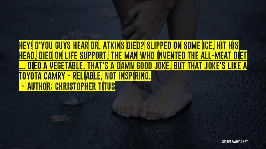 Inspiring Man Quotes By Christopher Titus