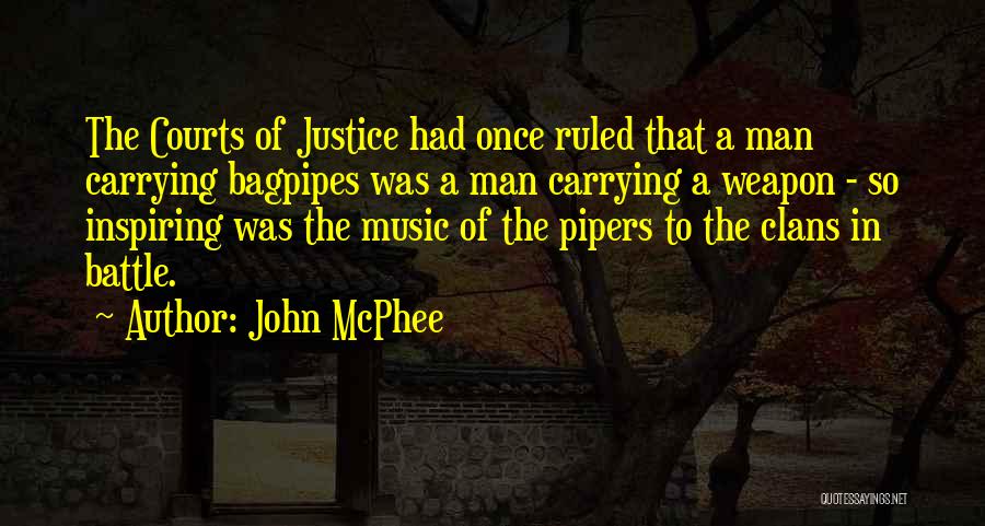 Inspiring Music Quotes By John McPhee