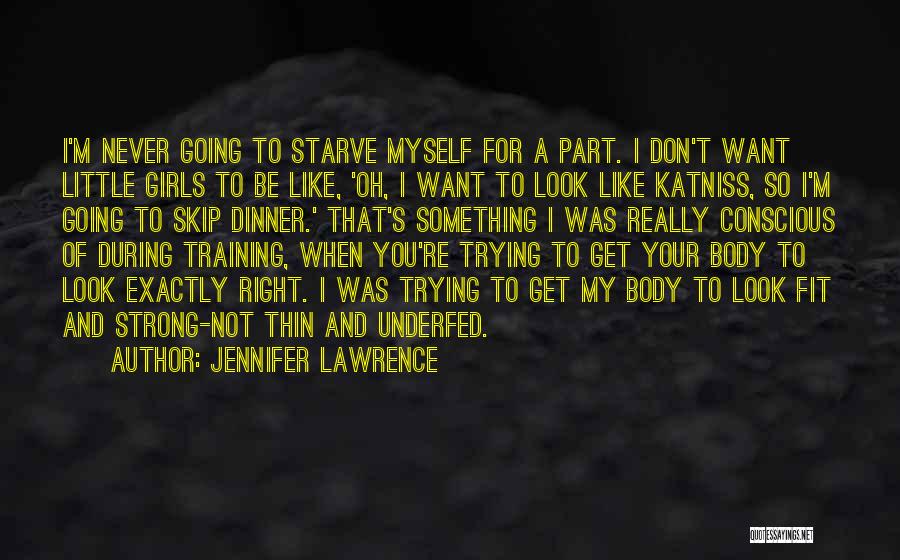 Inspiring Myself Quotes By Jennifer Lawrence