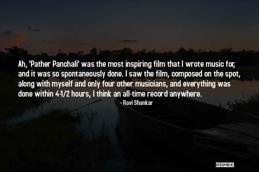 Inspiring Myself Quotes By Ravi Shankar