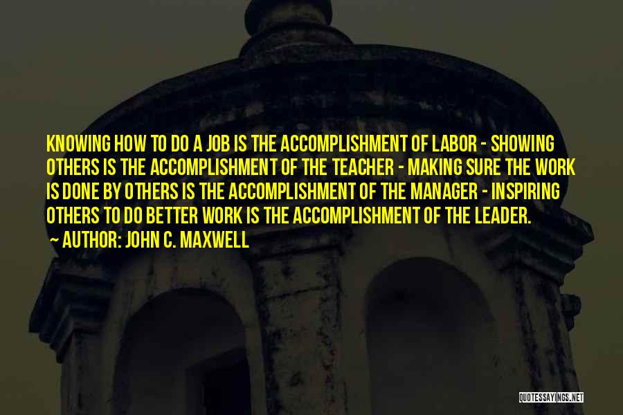 Inspiring Others Quotes By John C. Maxwell