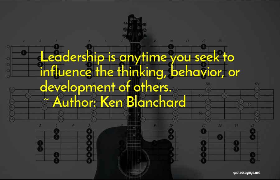 Inspiring Others Quotes By Ken Blanchard