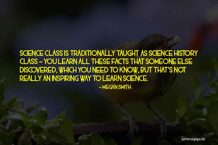 Inspiring Science Quotes By Megan Smith Inspiring Science Quotes By Megan Smith