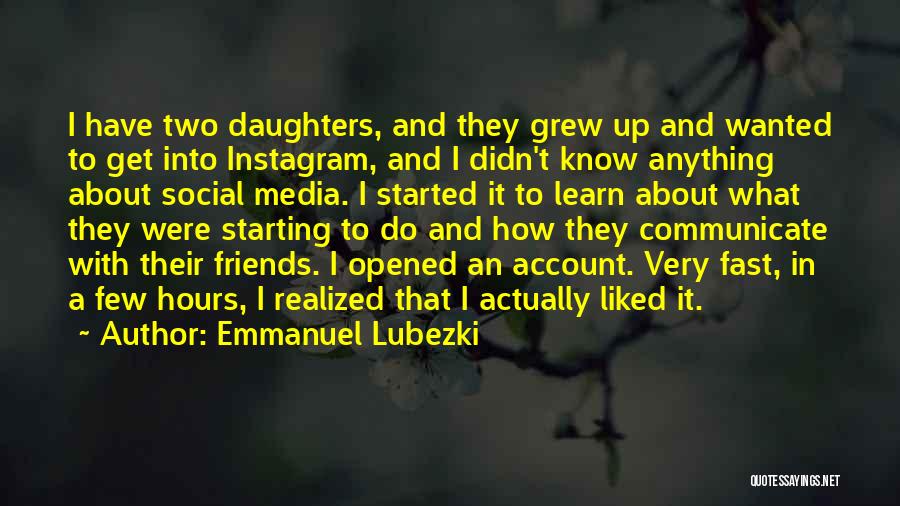 Instagram Account For Quotes By Emmanuel Lubezki