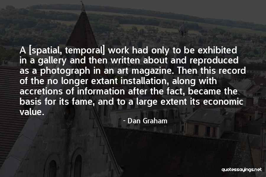 Installation Quotes By Dan Graham