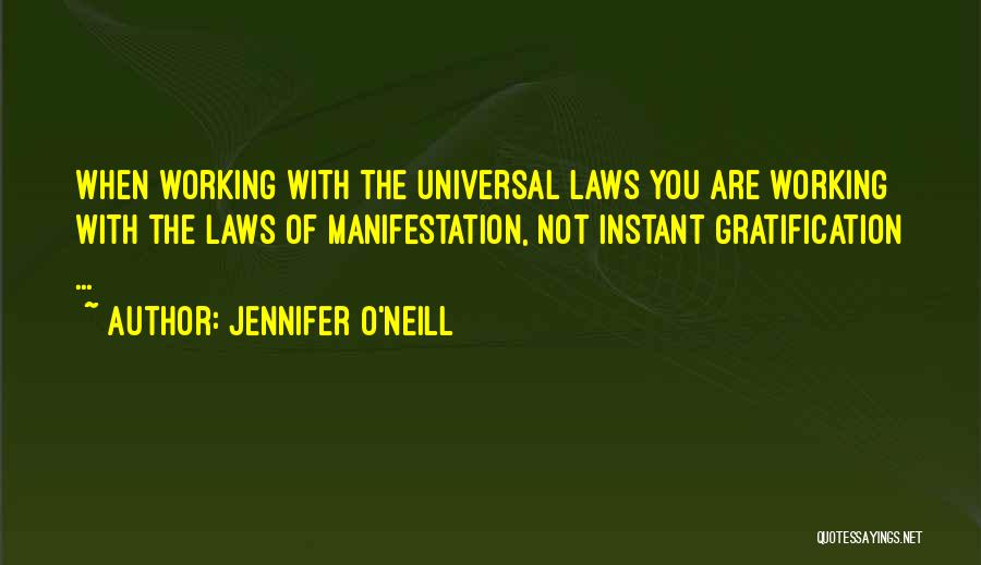 Instant Attraction Quotes By Jennifer O'Neill