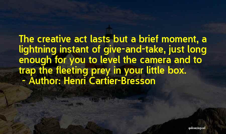 Instant Camera Quotes By Henri Cartier-Bresson