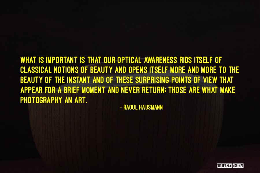 Instant Photography Quotes By Raoul Hausmann